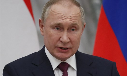 Thu nhập của Tổng thống Putin năm 2021 là 10,2 triệu rúp (126.000 USD). Ảnh: AFP