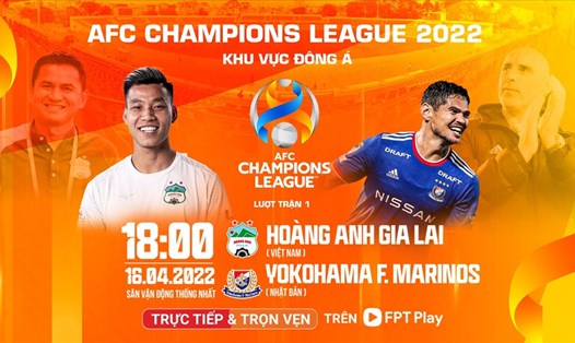 Hoàng Anh Gia Lai vs Yokohama F. Marinos sẽ lần đầu gặp nhau tại AFC Champions League. Ảnh: FPT