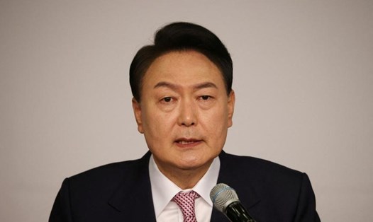 Tổng thống đắc cử Hàn Quốc Yoon Suk-yeol. Ảnh chụp màn hình