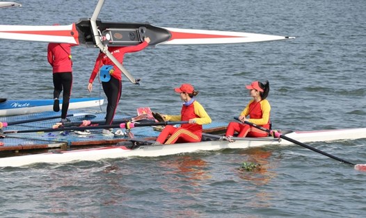 Khu huấn luyện đua thuyền sông Giá (thành phố Hải Phòng) được lựa chọn là địa điểm đăng cai 2 môn Rowing và Canoeing tại SEA Games 31. Ảnh: TTXVN