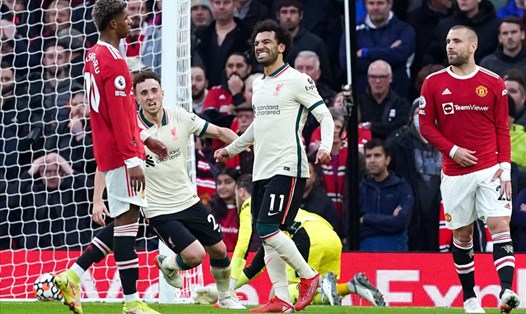 Liverpool đã đè bẹp Man United 5-0 ngay tại Old Trafford ở lượt đi. Ảnh: EPL
