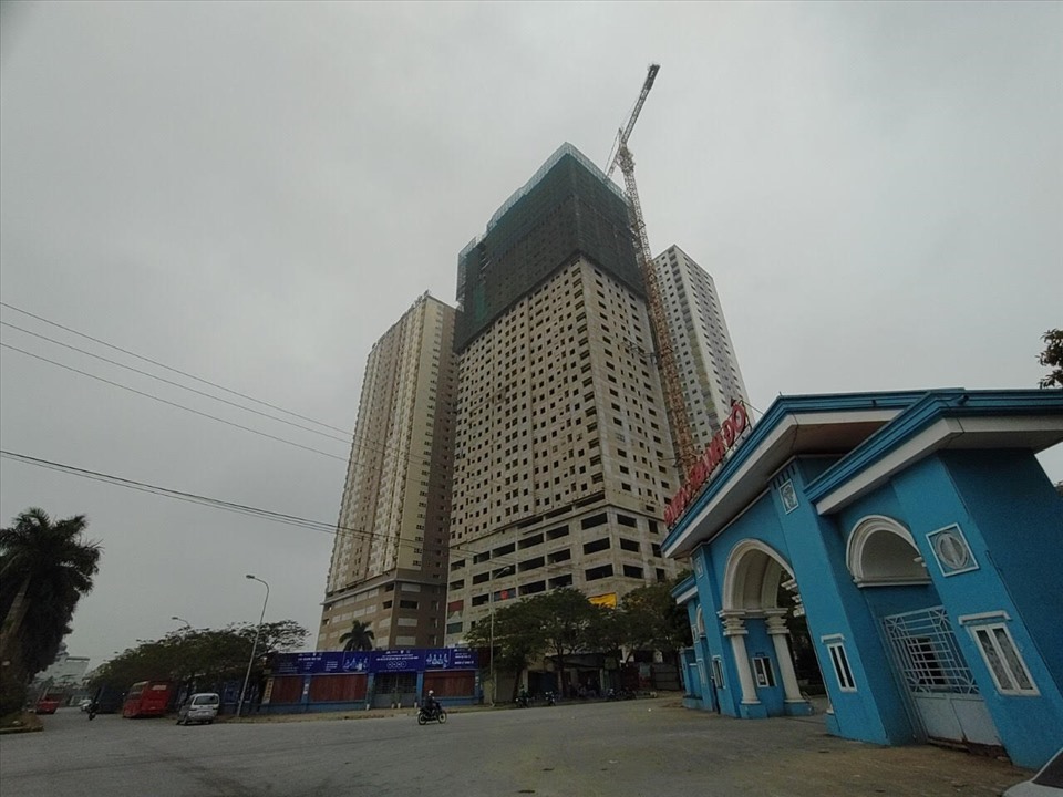Dự án NƠXH THT New City (Hoài Đức, Hà Nội). Ảnh Cao Nguyên.