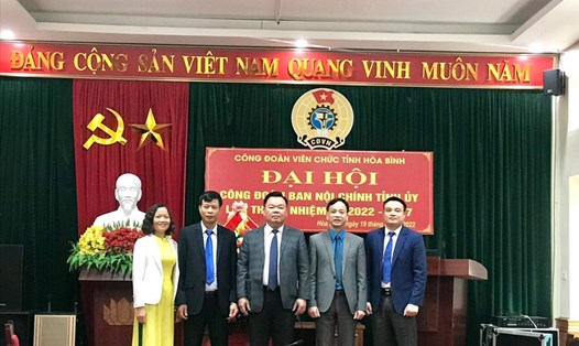 Toàn cảnh Đại hội Công đoàn Ban Nội chính Tỉnh ủy Hòa Bình lần thứ II. Ảnh: Minh Nguyễn.