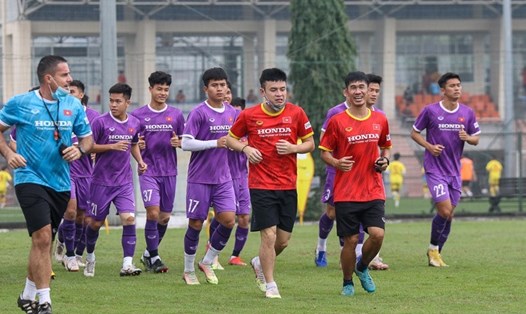 U23 Việt Nam sẽ sớm tập trung để chuẩn bị cho SEA Games 31. Ảnh: VFF