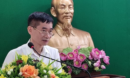Phó Chủ tịch Tổng LĐLĐ Việt Nam Trần Văn Thuật phát biểu chỉ đạo tại hội nghị. Ảnh: Nam Dương