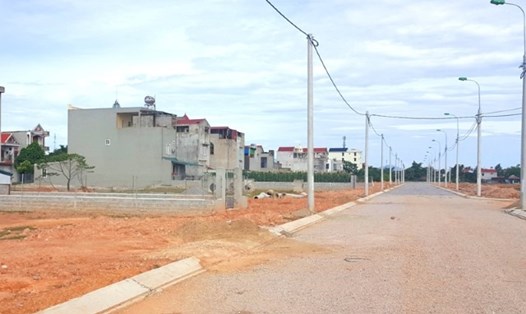 Khu đô thị Sao Mai - Thọ Xuân, một trong các dự án phải tính toán lại tiền sử dụng đất. Ảnh: PV