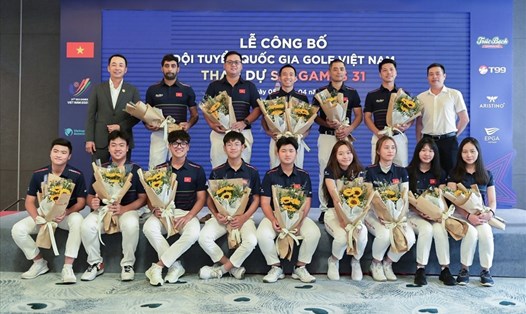 Đội tuyển golf Việt Nam góp mặt đầy đủ ở giải vô địch quốc gia 2022 nhằm chuẩn bị cho SEA Games 31- 2021. Ảnh: VGA