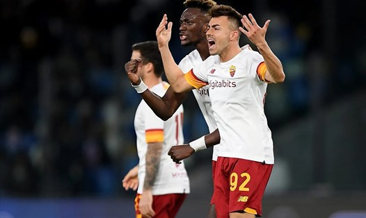 AS Roma đang chơi tuyệt hay ở Serie A. Ảnh: AFP
