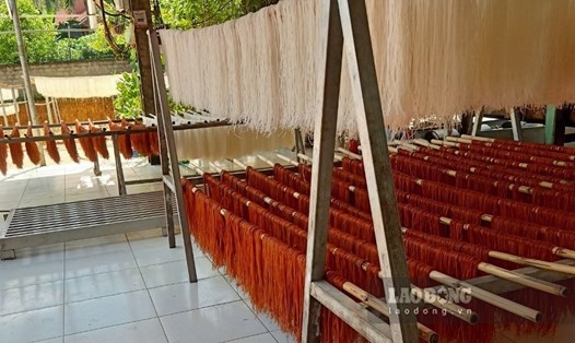 Bún khô được sản xuất tại xã Kim Phú (TP. Tuyên Quang) một trong những sản phẩm nông sản OCOP 4 sao.