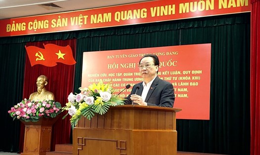 GS.TS Phùng Hữu Phú - Chủ tịch Hội đồng khoa học cơ quan Đảng. Ảnh: T.Vương