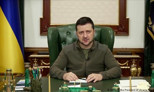 Tổng thống Ukraina Volodymyr Zelensky. Ảnh: Văn phòng tổng thống Ukraina