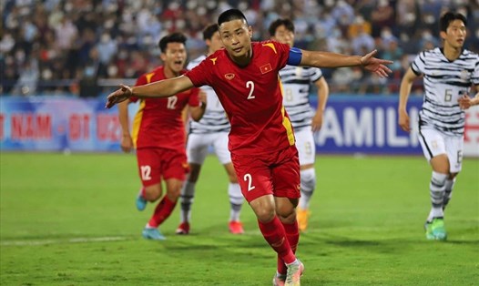 U23 Việt Nam đã có trận hoà U20 Hàn Quốc hôm 19.4 trên sân Việt Trì. Ảnh: Minh Anh