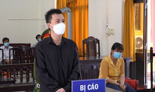 Nguyễn Thanh Tú tại phiên tòa. Ảnh: PV