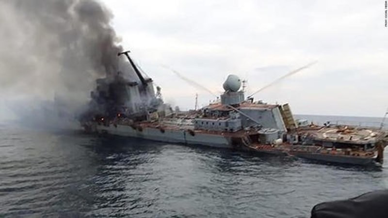 Russia first revealed the casualties of the sinking of the Moscow flagship