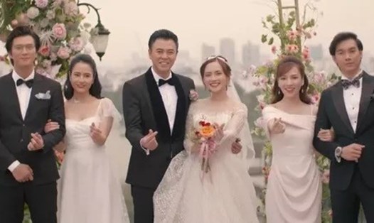 Hình ảnh đám cưới ở tập cuối "Anh có phải đàn ông không?". Ảnh: NSX.