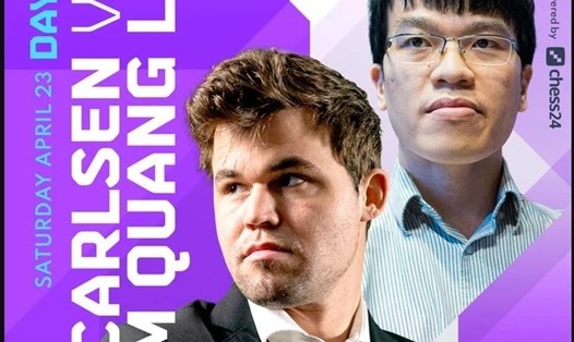 Lê Quang Liêm lần đầu đánh bại "Vua cờ thế giới". Ảnh: Oslo Esports Cup.