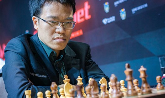 Lê Quang Liêm một lần nữa mang tự hào về cho cờ vua Việt Nam với chiến thắng gây sốc trước vua cờ Carlsen. Ảnh: TL