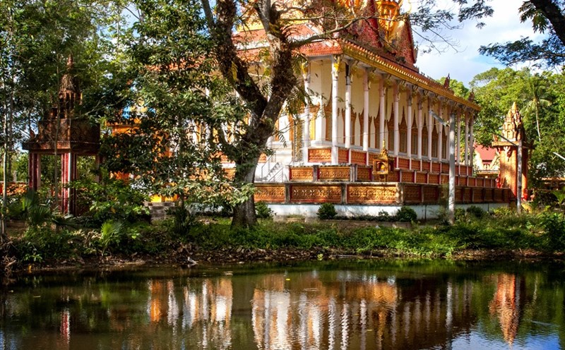 Prasat Kong được xem là 1 trong những ngôi chùa Khmer cổ ở Sóc Trăng và  khu vực Đồng bằng Sông Cửu Long. Ảnh: Cao Long