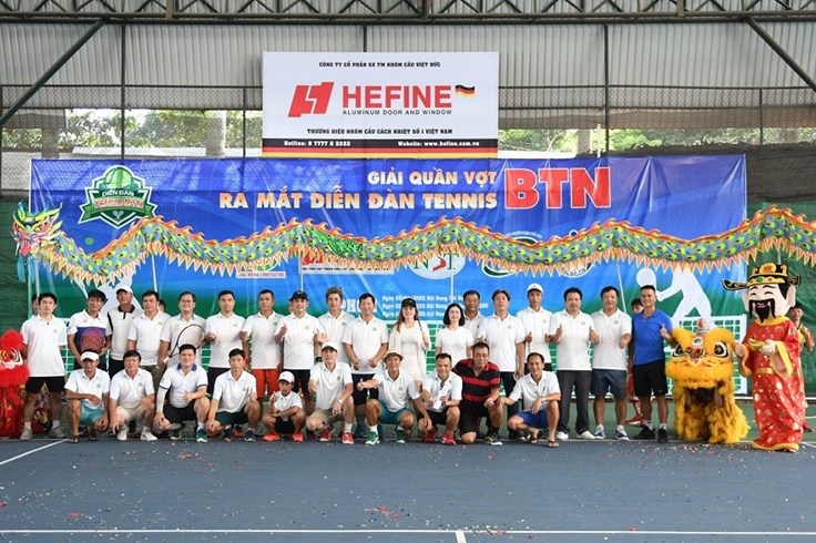 Gần 500 tay vợt dự Giải diễn đàn tennis Bắc – Trung – Nam 2022 tại TPHCM