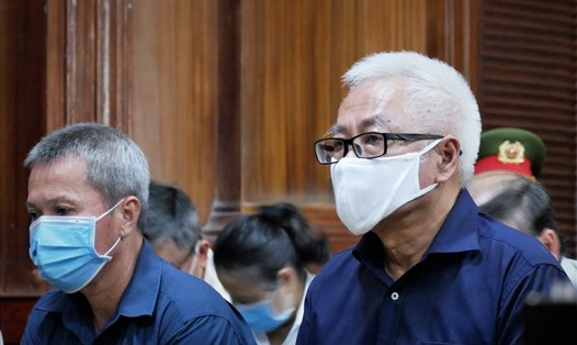 Bị cáo Trần Phương Bình tại phiên toà sơ thẩm năm 2020. Ảnh: A.Tú