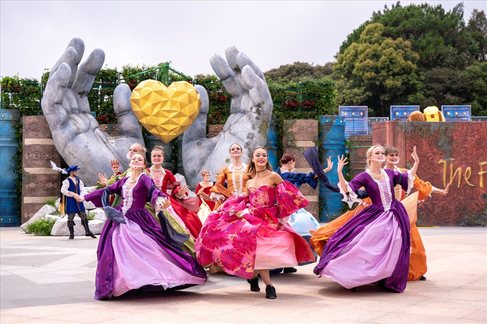 Show diễn The battle of the Moon Kingdom tại Sun World Bà Nà Hills