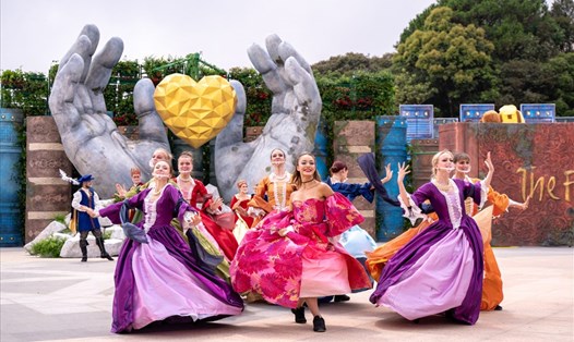 Show diễn The battle of the Moon Kingdom tại Sun World Bà Nà Hills