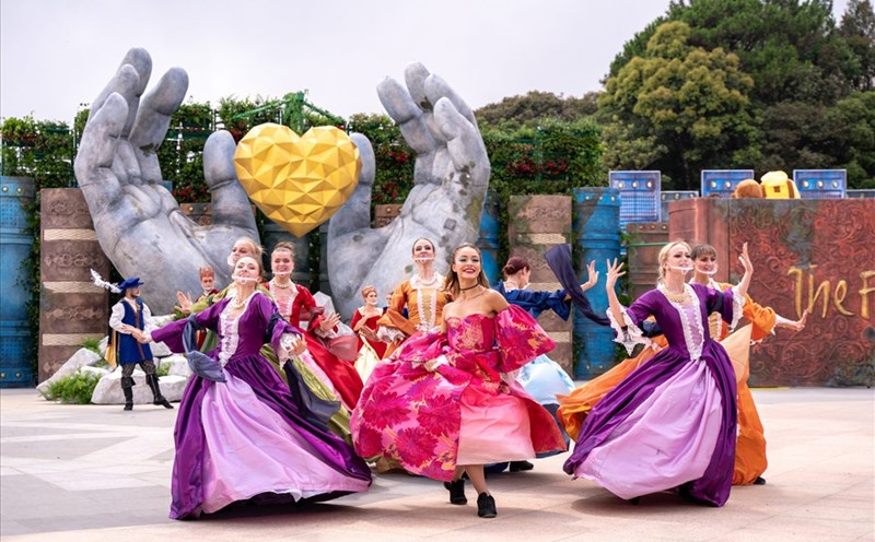 Show diễn The battle of the Moon Kingdom tại Sun World Bà Nà Hills