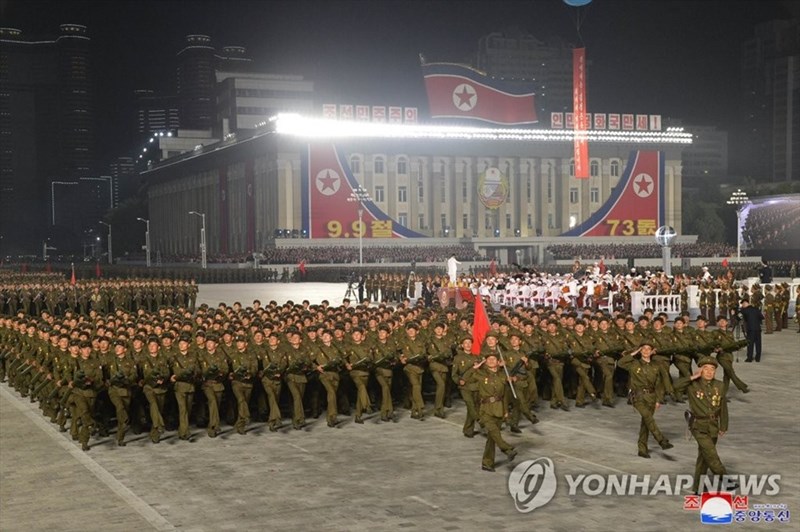 North Korea holds military parade to celebrate important holiday