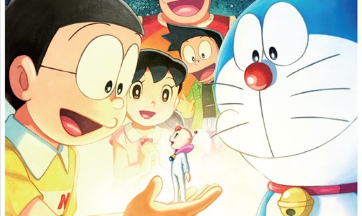 Phim hoạt hình Doraemon: Nobita và cuộc chiến vũ trụ tí hon. Ảnh: CGV.
