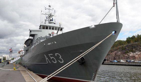 NATO warships arrive at Finnish port for drills