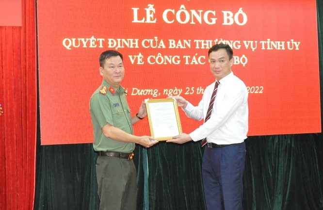 Tin Kinh tế: Thượng tá Bùi Quang Bình được chỉ định làm Bí thư Đảng uỷ Công an Hải Dương