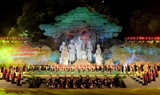 Ngày hội văn hóa dân tộc Dao toàn quốc lần thứ I tại Tuyên Quang năm 2017. Ảnh: BVH