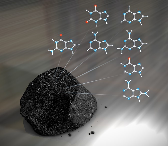The meteorite that fell to Earth has all the components of DNA, RNA