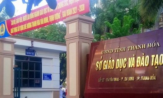 Sở GDĐT Thanh Hoá. Ảnh: TL