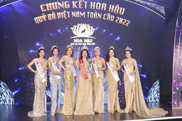 Trần Thị Ái Loan đăng quang Hoa hậu quý bà Việt Nam toàn cầu 2022. Ảnh: BTC.