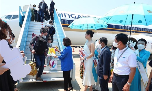 Dự kiến có khoảng 400 chuyến bay nội địa và quốc tế đến Đà Nẵng trong dịp lễ 30.4 -1.5. Ảnh: Thanh Chung