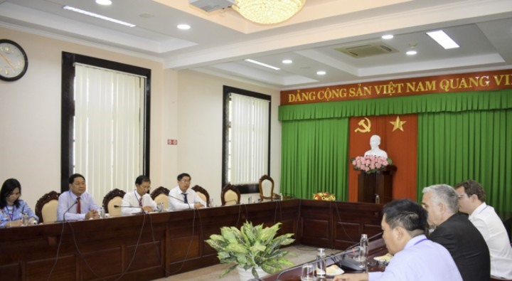 Lãnh đạo tỉnh Sóc Trăng tiếp Chủ tịch Hiệp hội Thương mại Mỹ tại Việt Nam