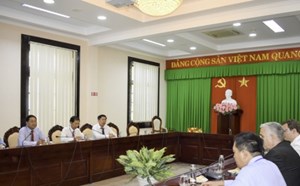 Lãnh đạo tỉnh Sóc Trăng tiếp Chủ tịch Hiệp hội Thương mại Mỹ tại Việt Nam
