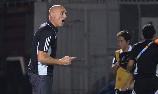 Huấn luyện viên Kevin Muscat nhấn mạnh Yokohama F. Marinos đã có trận thắng Hoàng Anh Gia Lai đúng như yêu cầu. Ảnh: Nguyễn Đăng