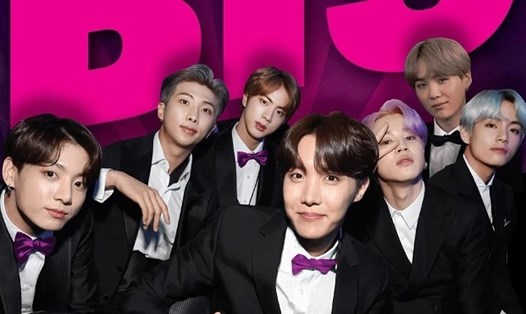 BTS đứng đầu trong danh sách những người nổi tiếng quyền lực nhất 2022 do Forbes Hàn Quốc lựa chọn. Ảnh: Twitter
