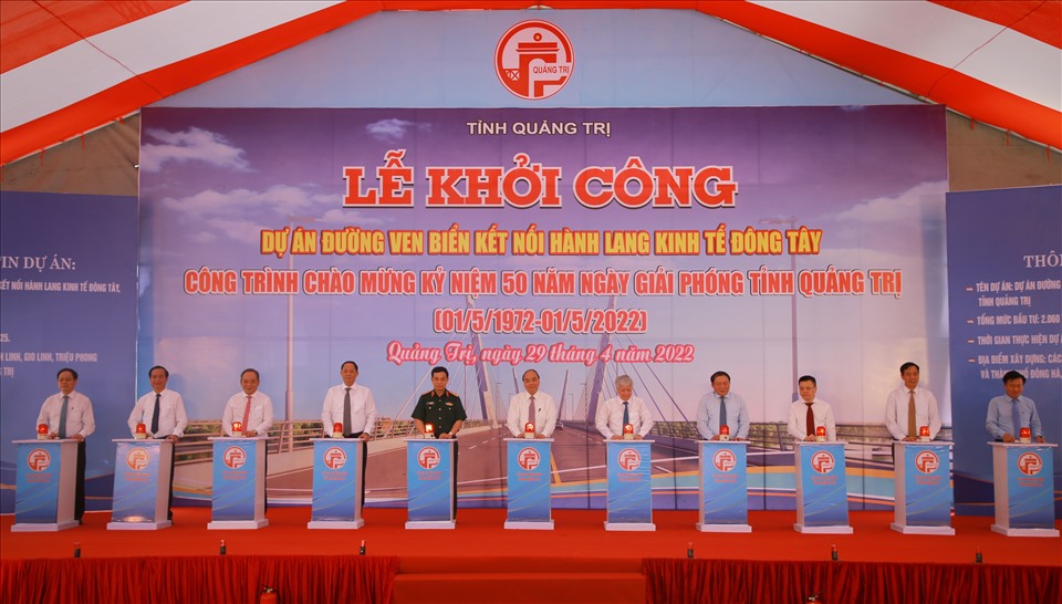 Khởi công đường ven biển ở Quảng Trị có vốn đầu tư 2.060 tỉ đồng