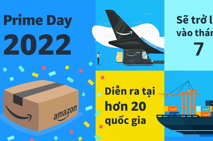 Amazon Prime Day 2022: Cơ hội lớn cho thương hiệu Việt quảng bá quốc tế Amazon Prime Day 2022: Cơ hội lớn cho thương hiệu Việt quảng bá quốc tế