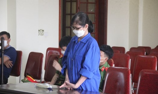 Đối tượng lừa đảo Nguyễn Thị Thủy bị tuyên phạt 19 năm tù.  Ảnh: QĐ