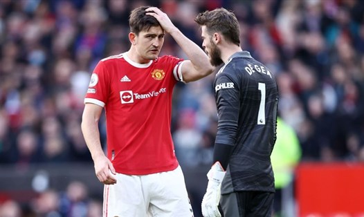 Trong một ngày chơi tốt bất ngờ của Maguire, Man United vẫn không có chiến thắng. Ảnh: AFP