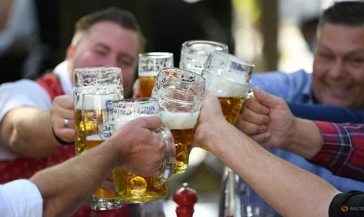 Lễ hội bia Oktoberfest được mở trong năm nay. Ảnh chụp màn hình