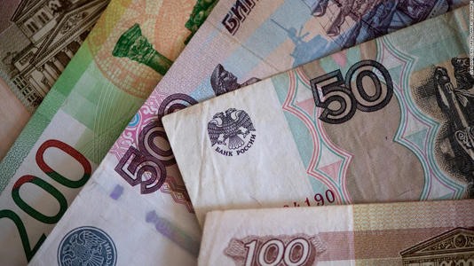 Russian ruble bounces to 2-year high