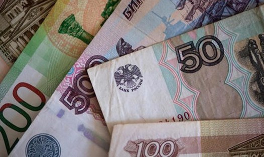 Đồng rúp Nga tăng lên mức cao nhất hơn 2 năm so với USD. Ảnh chụp màn hình