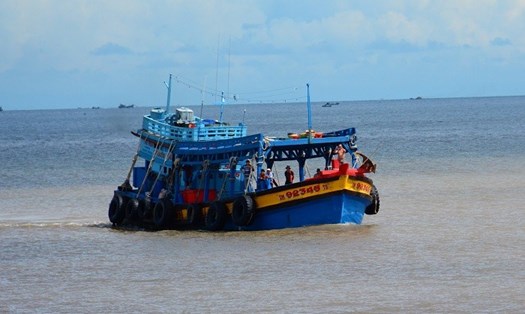 Đánh bắt thủy sản tại vùng biển tỉnh Cà Mau. Ảnh: Minh Họa