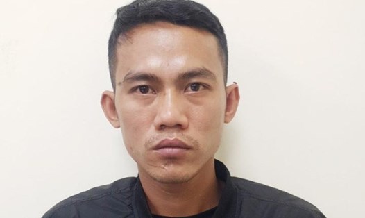 Đinh Quang Nhất - tên cướp bị bắt sau hai ngày gây án. Ảnh: Y.Hưng