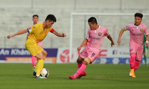 Màn so tài giữa Hồng Lĩnh Hà Tĩnh và Nam Định sẽ khai màn Cúp Quốc gia 2022. Ảnh: VPF